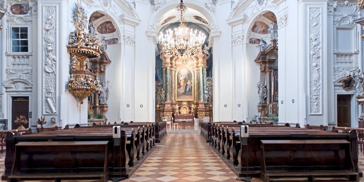 View into a church