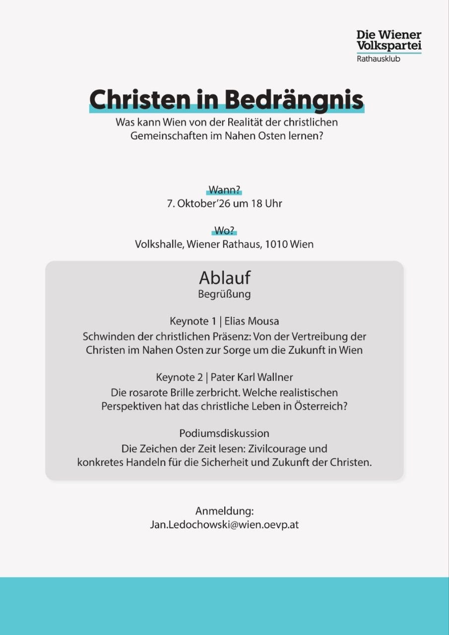 Christen in Bedrängnis