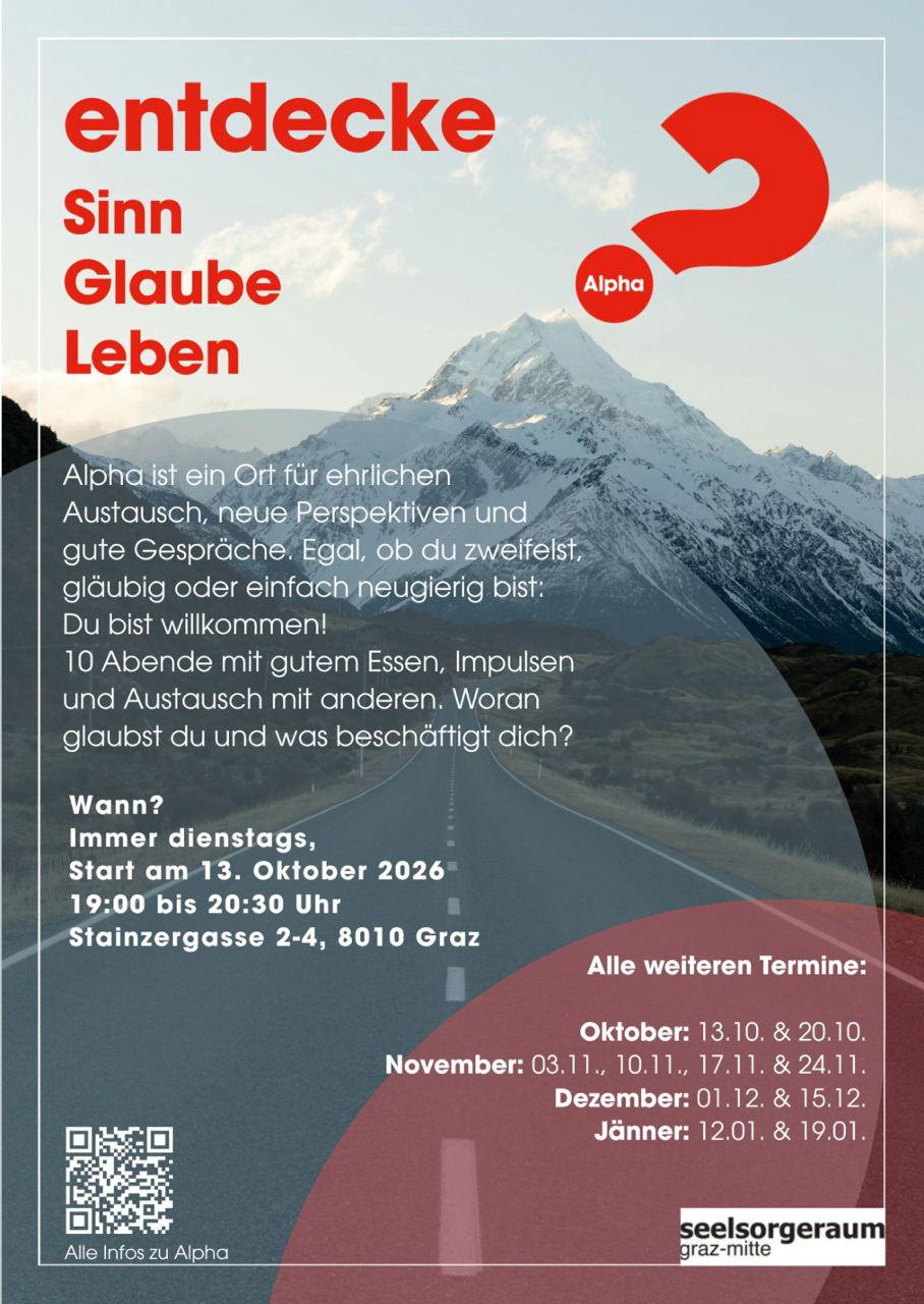 Alpha – entdecke Sinn Glaube Leben
