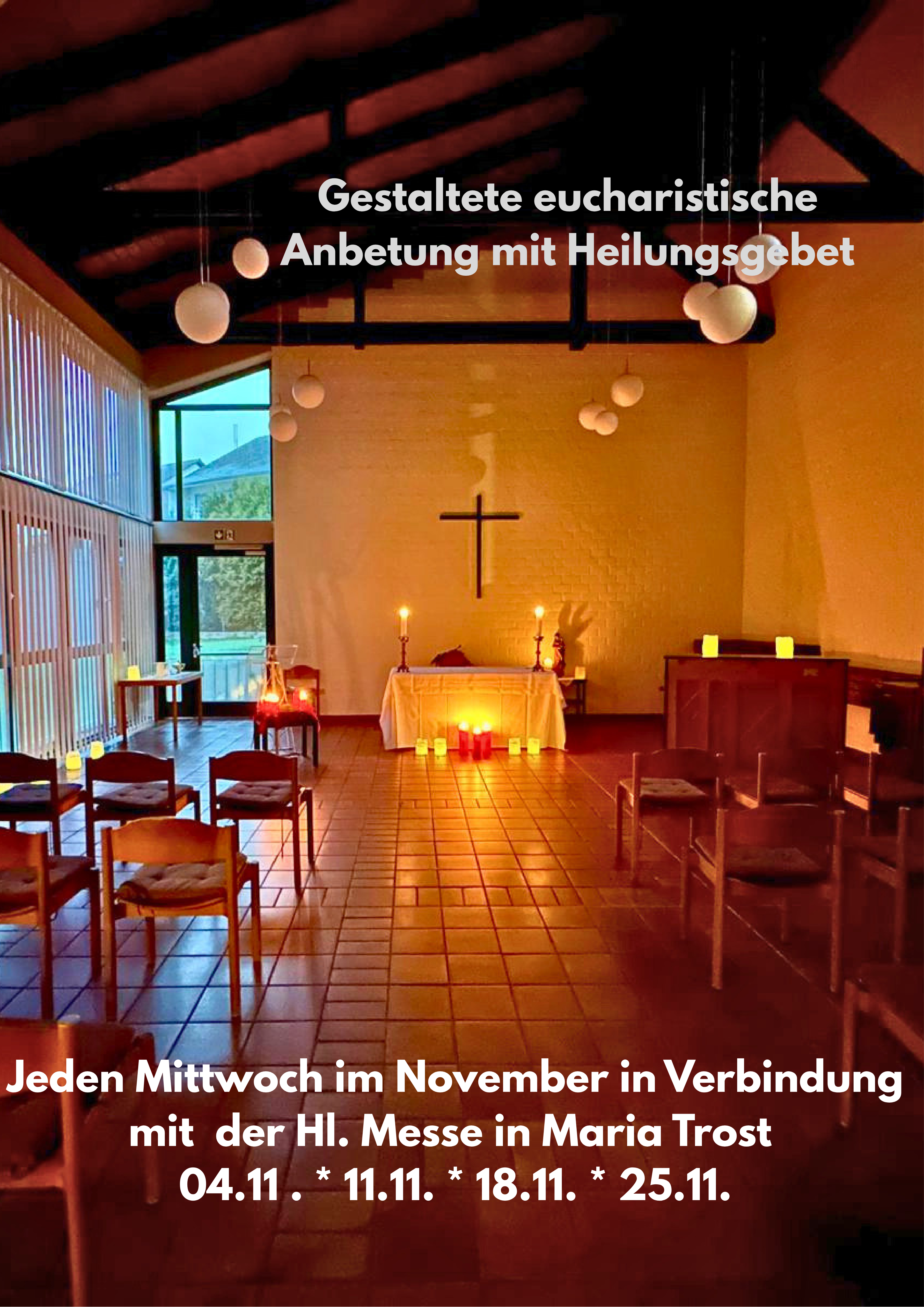 Gestaltete eucharistische Anbetung mit Heilungsgebet