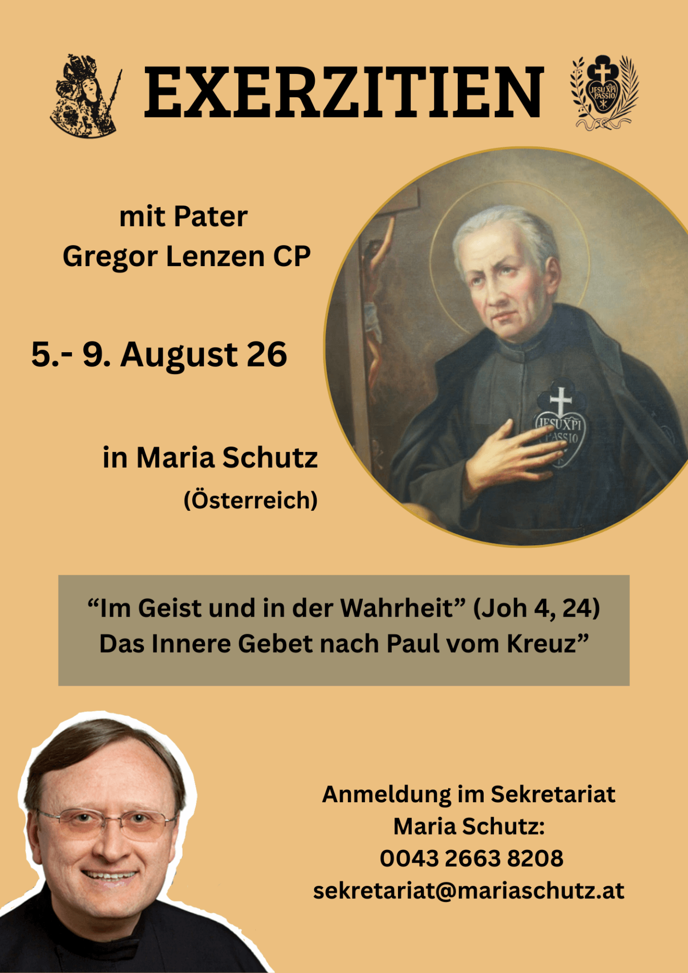 Exerzitien mit P. Gregor Lenzen CP
