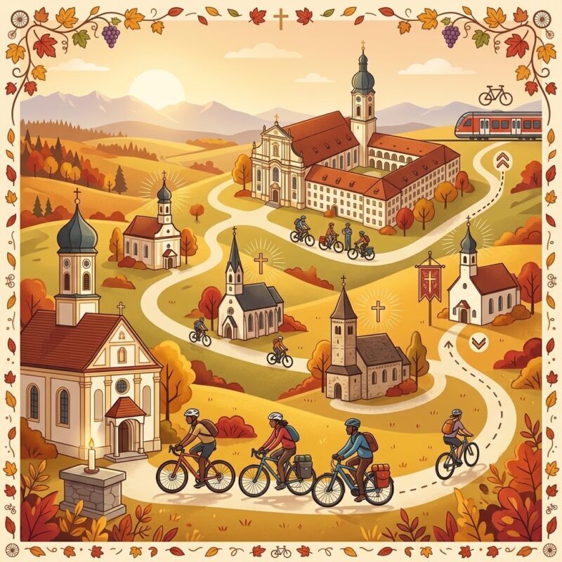 Fahrrad-Pilgern