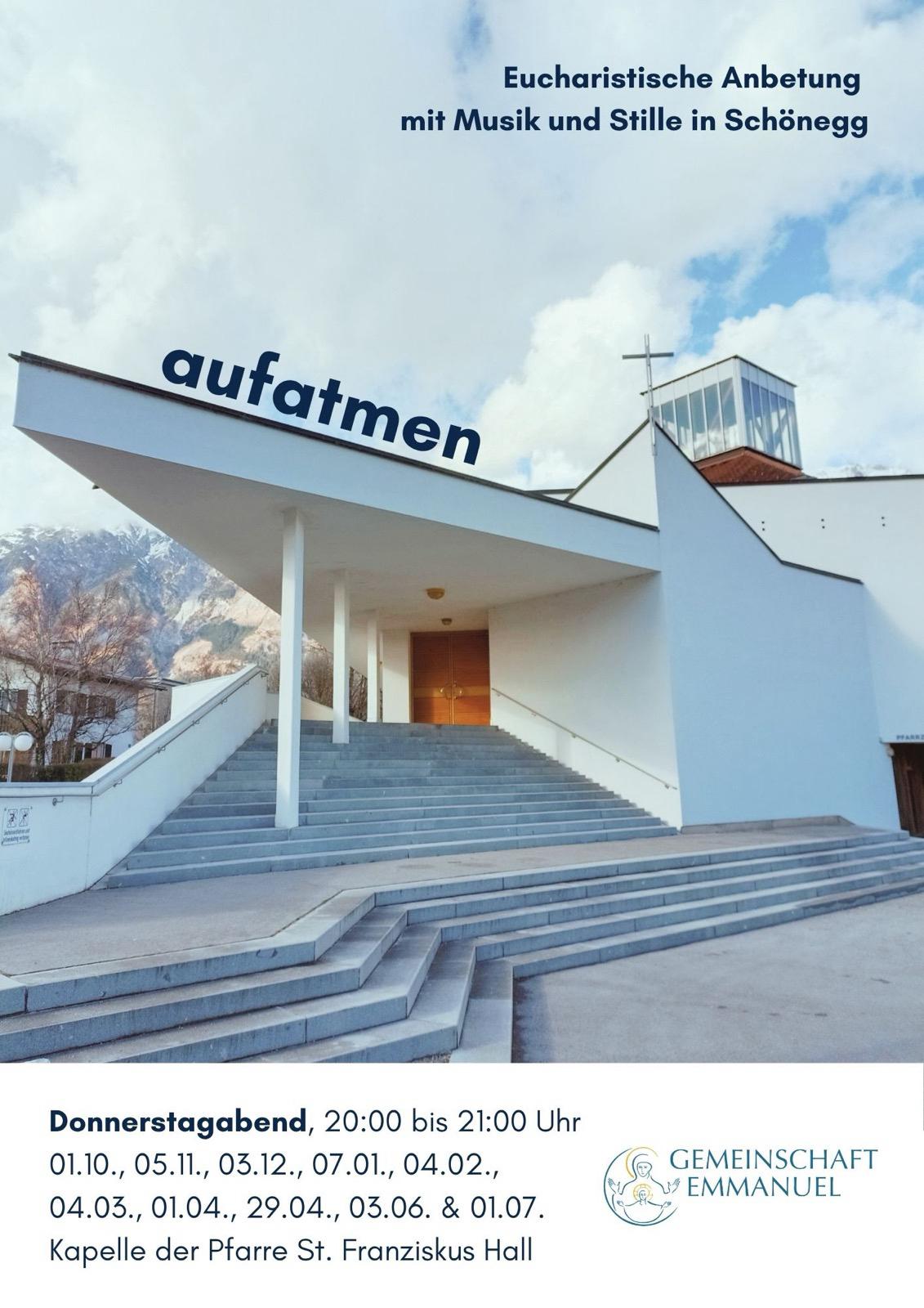 aufatmen – Anbetung mit Musik und Stille