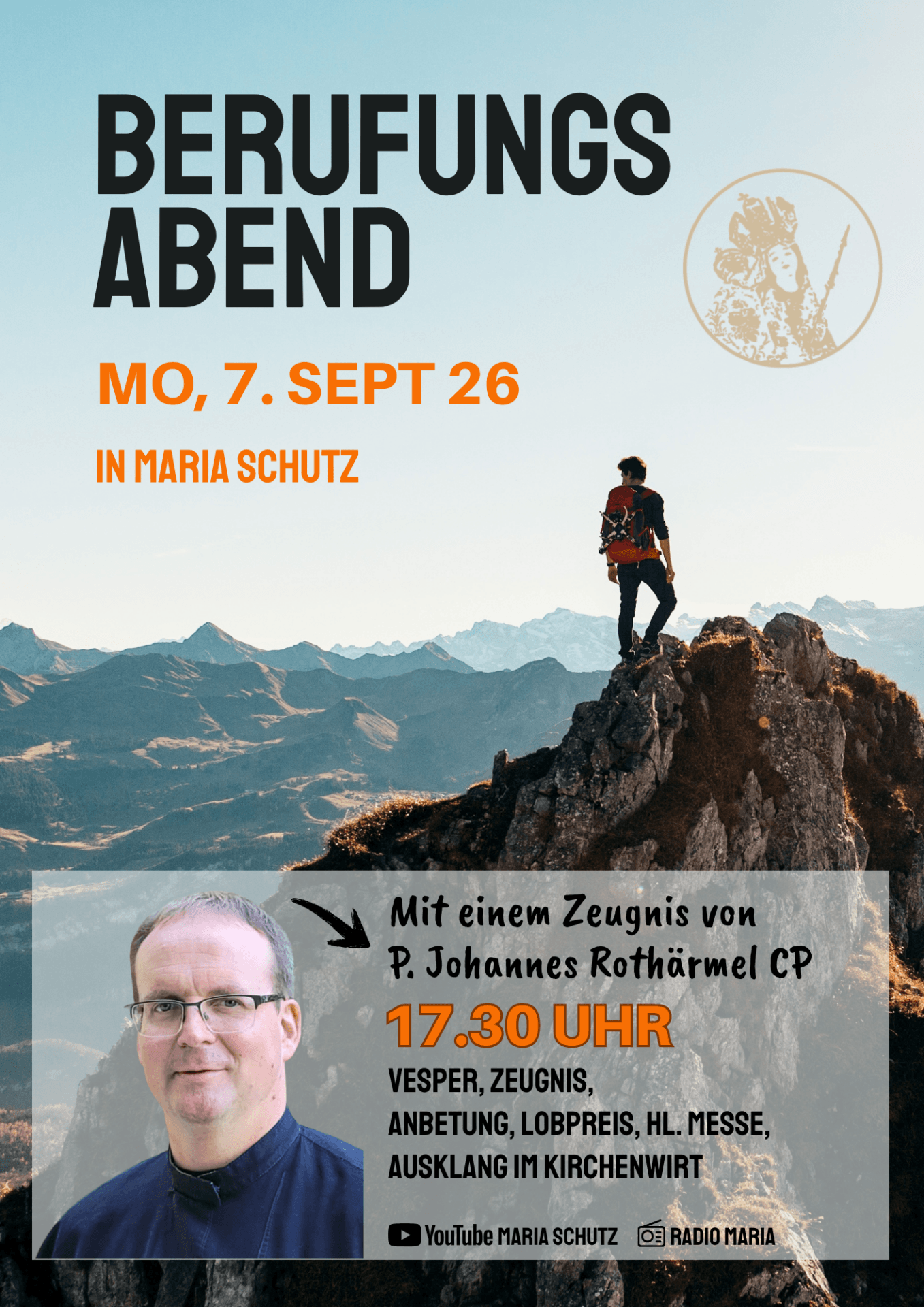 Berufungsabend mit Zeugnis von P. Johannes Rothärmel CP