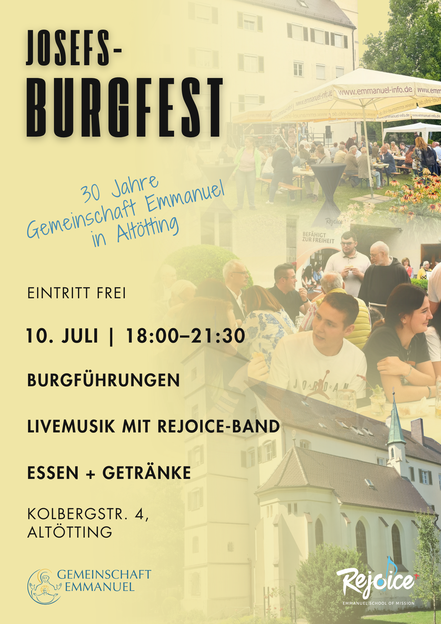 Josefs-Burgfest – 30 Years of Emmanuel Community in Altötting